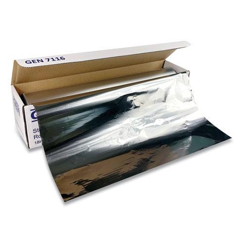GEN Standard Aluminum Foil Roll, 18" x 1,000 ft (7116)