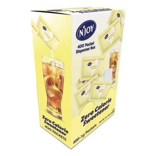 NJoy 83220 Yellow Sucralose Zero Calorie Sweetener Packets
