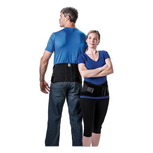 Core Products CorFit System Industrial Lumbosacral Spinal Back Support, 2X-Large, 46" to 58" Waist, Black (LSB75006)