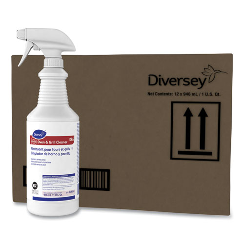 Diversey Suma Oven and Grill Cleaner, Neutral, 32 oz, Spray Bottle, 12/Carton (948049)