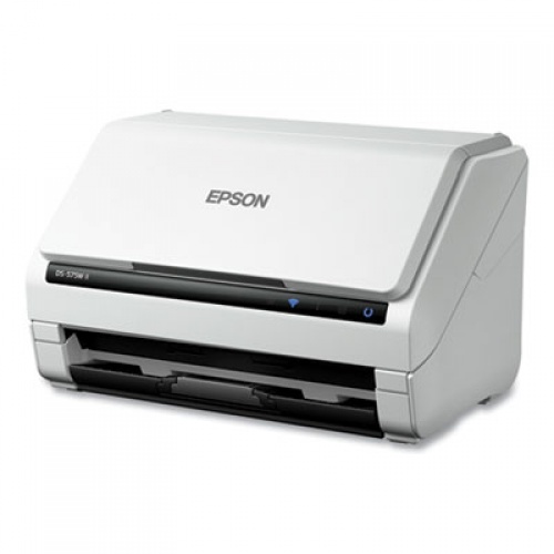Epson DS-575W II Wireless Color Duplex Document Scanner, 600 dpi Optical Resolution, 50-Sheet Duplex Auto Document Feeder (B11B263202)
