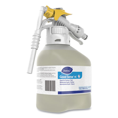 Diversey Good Sense Liquid Odor Counteractant, Fresh, 1.5 L RTD Bottle, 2/Carton (93165353)