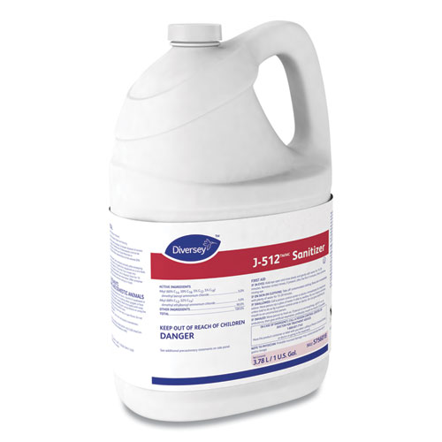 Diversey J-512TM/MC Sanitizer, 1 gal Bottle, 4/Carton (5756018)