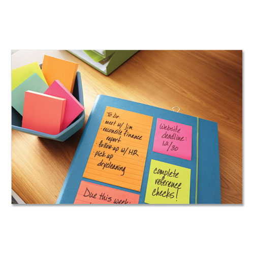 Post-it Notes ORIGINAL PADS IN CAPE TOWN COLORS, 3 X 3, 100 SHEETS/PAD, 6 PADS/PACK (1611322)