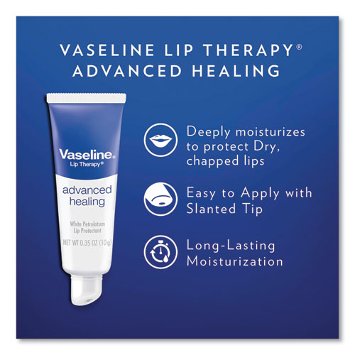 Vaseline Lip Therapy Advanced Lip Balm, Original, 0.35 oz (75000EA)