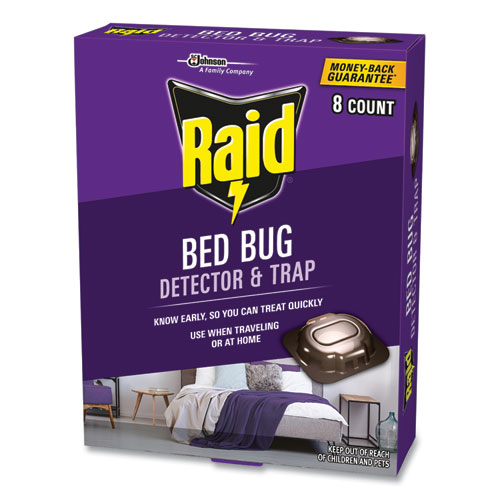 Raid Bed Bug Detector and Trap, 17.5 oz, Aerosol, 6/Carton (674798)