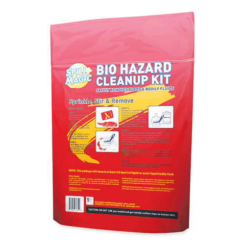 Spill Magic Biohazard Spill CleanUp, 0.75 x 6 x 9 (SMBIOHAZARD)