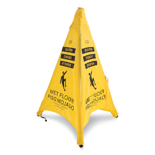 Spill Magic Pop Up Safety Cone, 3 x 2.5 x 30, Yellow (230SC)