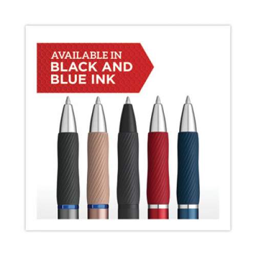 Sharpie Premium Metal Barrel Gel Pen, Retractable, Medium 0.7 mm, Black Ink, Black Barrel, 2/Pack (2134918)