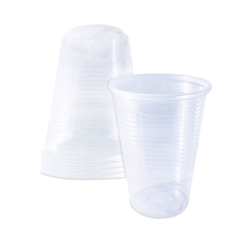Plastifar Plastic Cold Cups, 3 oz, Translucent, 2,400/Carton (11002)