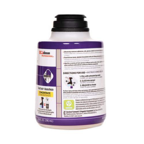SC Johnson Professional TruShot 2.0 Power Cleaner, Clean Fresh Scent, 10 oz Cartridge, 4/Carton (315386)