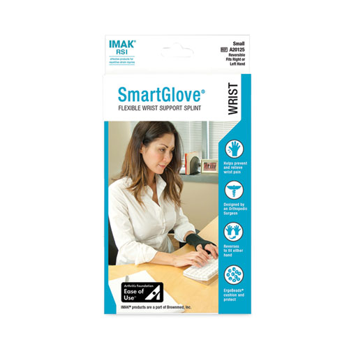IMAK RSI SmartGlove Wrist Wrap, Small, Black (A20125)