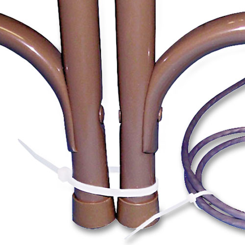 Tatco Nylon Cable Ties, 4 x 0.06, 18 lb, Natural, 1,000/Pack (22100)