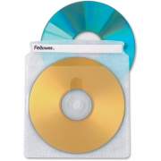 Fellowes Double-Sided CD/DVD Sleeves - 50 / pack (90659)