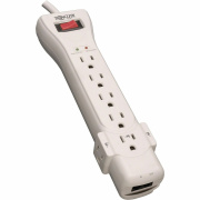 Tripp Lite Surge Protector Power Strip 120V 7 Outlet RJ11 15' Cord 2520 Joules (SUPER7TEL15)