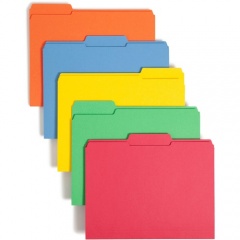 Smead Colored 1/3 Tab Cut Letter Recycled Top Tab File Folder (11993)