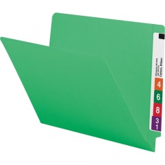 Smead Colored Straight Tab Cut Letter Recycled End Tab File Folder (25110)