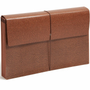 Smead Expanding Wallet, 3-1/2" Expansion, Flap and Cord Closure, Redrope Gusset, Legal Size, Redrope-Printed Stock, 10 per Box (71356)