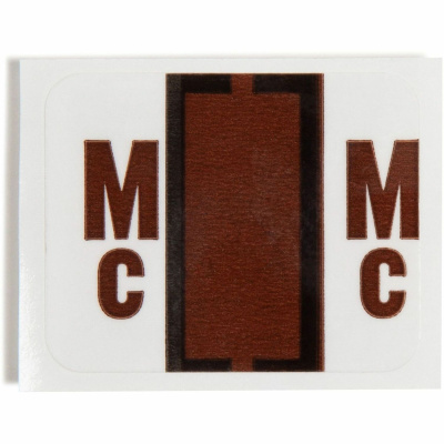 Smead BCCR Bar-Style Color-Coded Labels (67097)