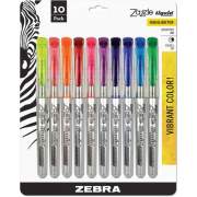 Zebra Zazzle 10-color Fluorescent Highlighters Set