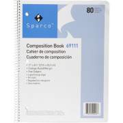 Sparco Punched Spiral Composition Books - Letter (69111)