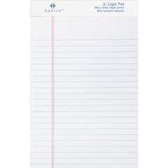 Sparco Junior Legal - Ruled White Writing Pads - Jr.Legal (W2058)