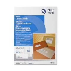 Elite Image White Mailing/Address Laser Labels (26003)
