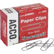 ACCO Economy Jumbo Non-Skid Paper Clips (72585)