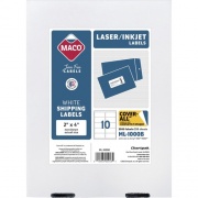 MACO White Laser/Ink Jet Shipping Label (ML1000B)