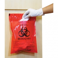 CareTek Stick-On Biohazard Infectious Red Waste Bags (CTRB042214)