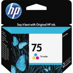 HP 75 Tri-color Original Ink Cartridge (CB337WN)