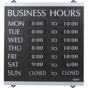 Headline Century Business Hours Sign (4247)