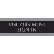 Headline Visitors Must Sign In Sign (4763)