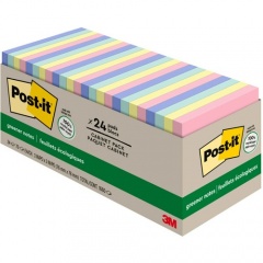 Post-it Greener Notes Cabinet Pack - Helsinki Color Collection (654R24CPAP)