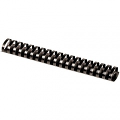 Fellowes Plastic Combs - Oval Back, 1-1/2" , 340 sheets, Black, 10 pk (52066)