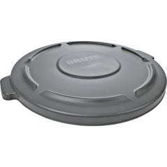 Rubbermaid Commercial 32-gallon Brute Container Flat Lid (263100GY)