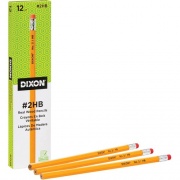 Dixon Woodcase No.2 Eraser Pencils (14402)