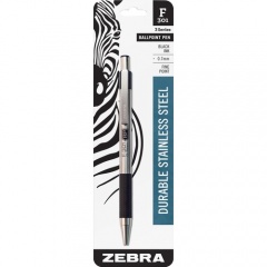 Zebra F-301 Retractable Ballpoint Pen (27111)