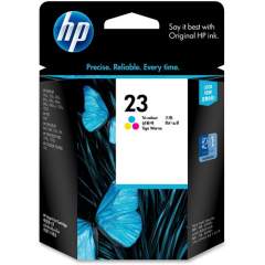 HP 23 Tri-color Original Ink Cartridge (C1823D)