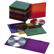 Skilcraft Multi-color Slim CD Jewel Cases (5547682)