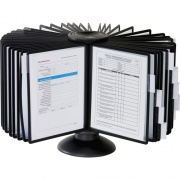 Durable SHERPA Carousel Desktop Reference Display System (555701)