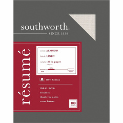 Southworth Premium Inkjet, Laser Copy & Multipurpose Paper - Almond - Recycled - 100% Recycled Content (RD18ACFLN)