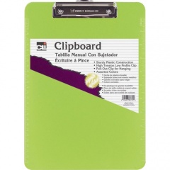 CLI Rubber Grip Plastic Clipboards (89725)