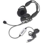 Califone Usb Headphones Wired W/ Unidirectional Mic
