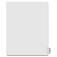 Kleer-Fax Numerical Index Dividers (80120)