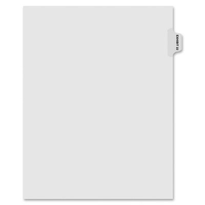 Kleer-Fax Numerical Index Dividers (80122)