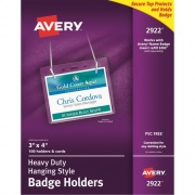 Avery Heavy-Duty Clear Hanging Style Badge Holders (2922)
