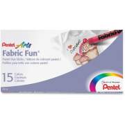 Pentel Arts Fabric Fun Pastel Dye Sticks (PTS15)