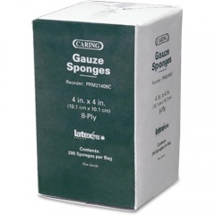 Caring Non-sterile Cotton Gauze Sponges (PRM21408C)