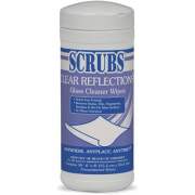 SCRUBS Clear Reflections Glass Cleaner Wipes